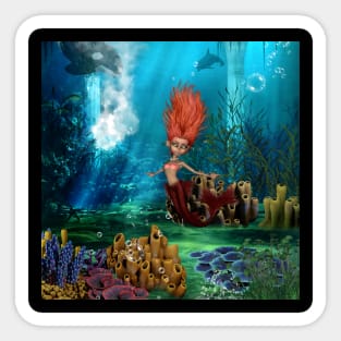 Sweet little mermaid Sticker